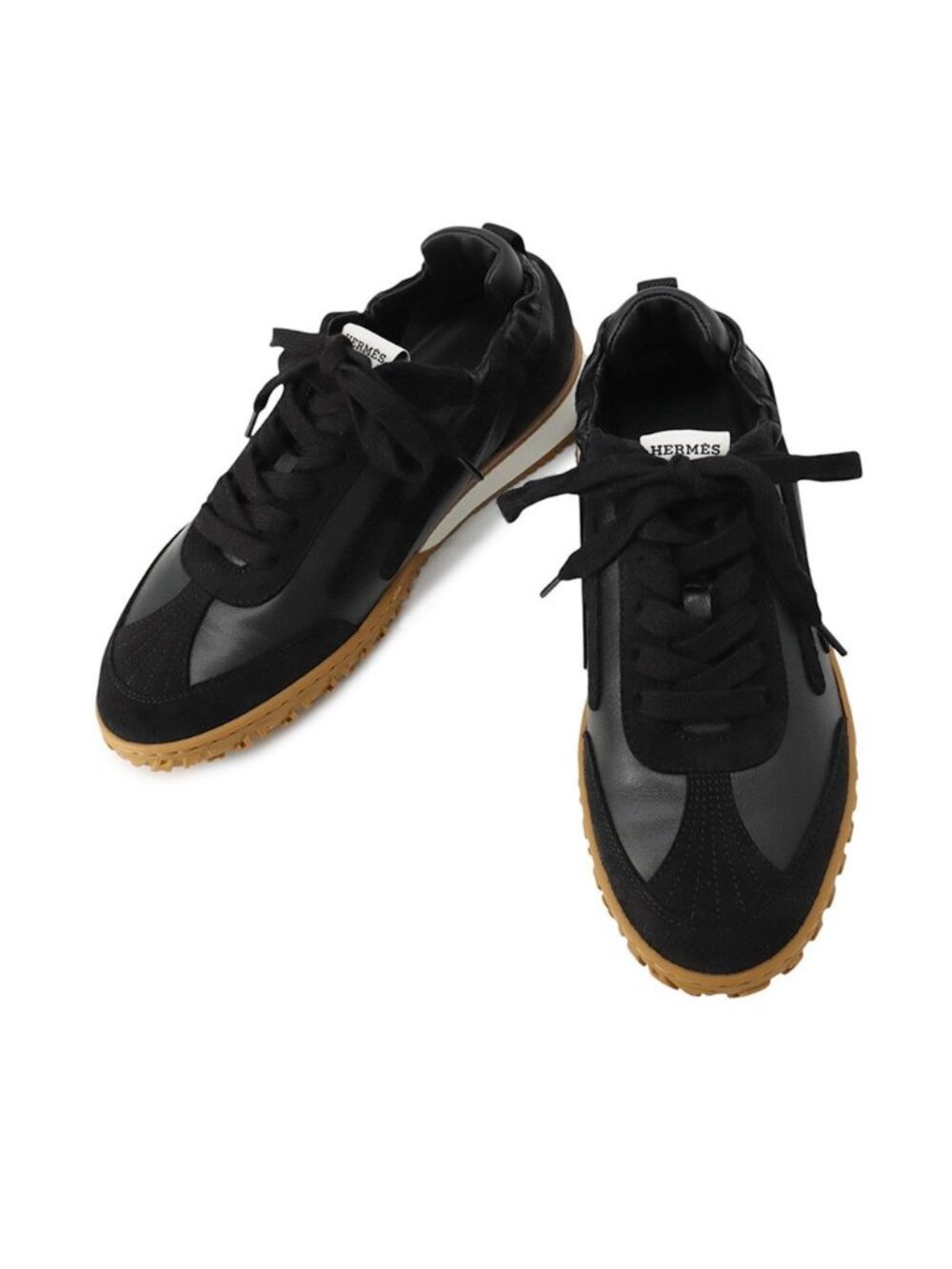 Hermes Sneakers Jet Nappa Chevre Velour 36 Shoes